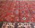 8x10 Red Aryana Afghan Hand Knotted Veg Dye Wool Area Rug